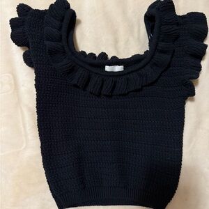 H&M Crochet Knit Top